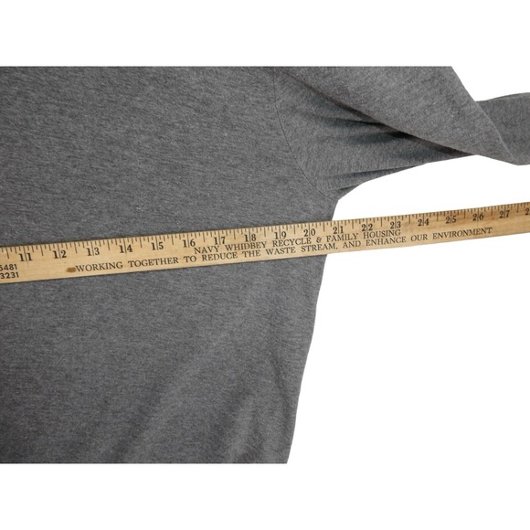 Facebook Employee Hooded Long‎ Sleeve T-Shirt Mens M Grey Meta - Picture 6 of 8